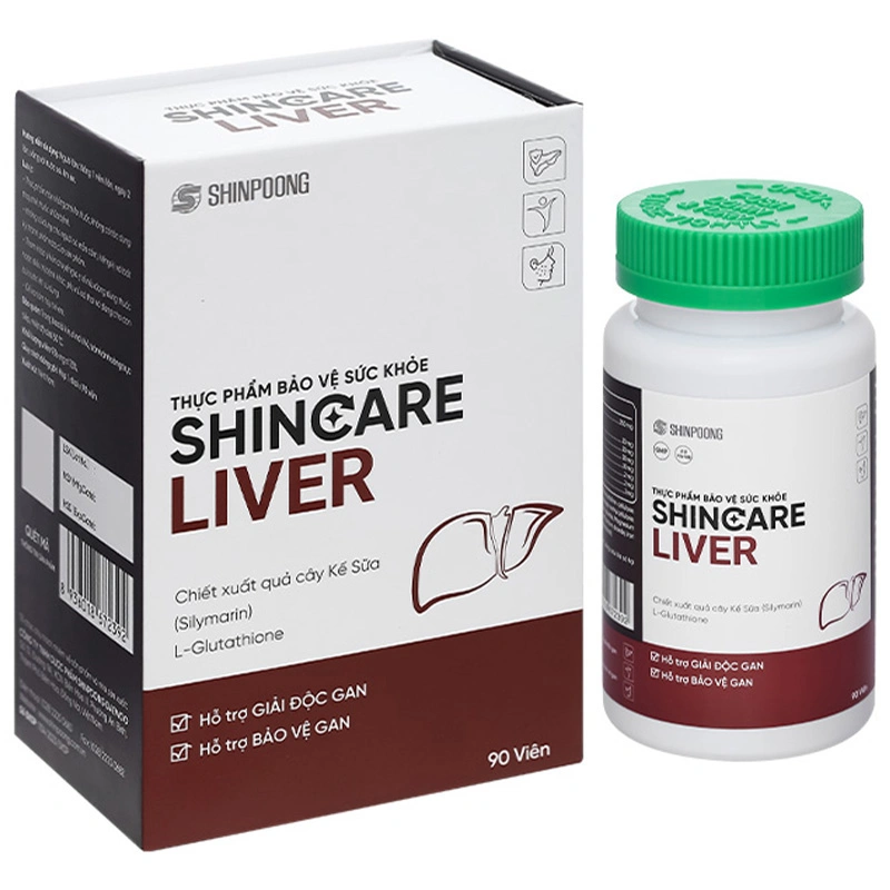 Thực phẩm bảo vệ sức khỏe Shincare Liver lọ 90 viên - 